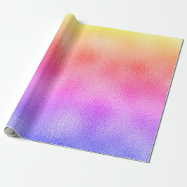 Abstrakten Shimmer Rainbow Glass Presentpapper