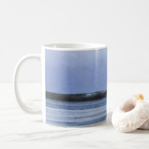 Abstrakten Sjö, fryst Kaffemugg