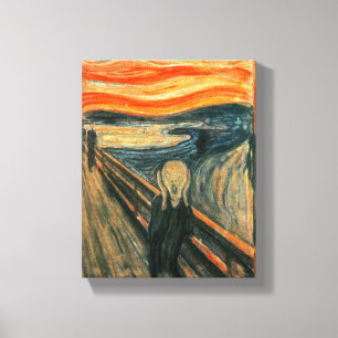 Abstrakten Skräm Munch Modern Art Canvastryck