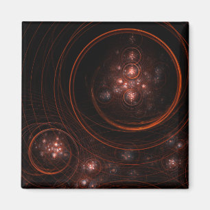 Abstrakten Stärkelse Art Square Magnet