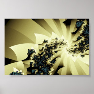 Abstrakten Struck by LighBra Coola,  Fractal Poster
