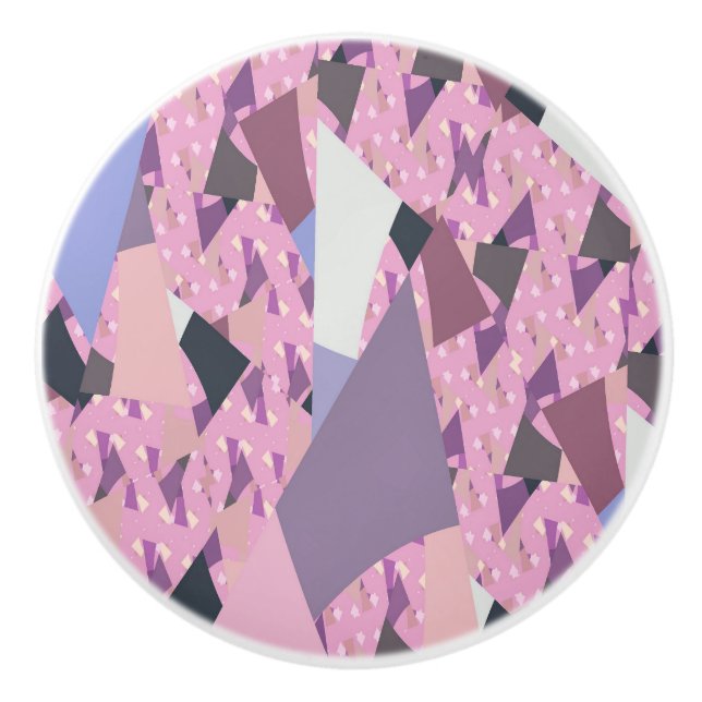 Abstrakten SUNSET SAILS Knopp (Framsidan)