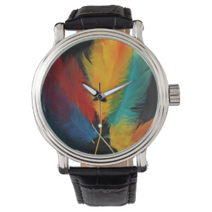 Abstrakten Sydväst Feather Armbandsur