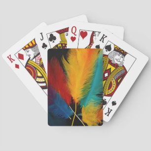 Abstrakten Sydväst Feather Casinokort