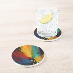 Abstrakten Sydväst Feather Underlägg