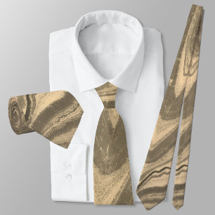 Abstrakten Taupe Brown och Beige Stone Slips