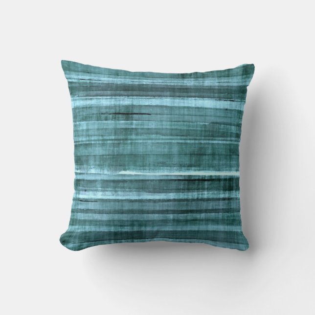 abstrakten "Teal accent" Art Pillow Kudde (Framsida)