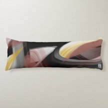 Abstrakten Trend Insida Decor Black för Body Pillo