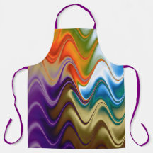 Abstrakten vågigt Multifärgad