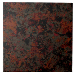Abstrakten Watercolor Black Red Grått Paint Stän Kakelplatta