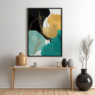 Abstrakten Zen Poster i modern Contemporary