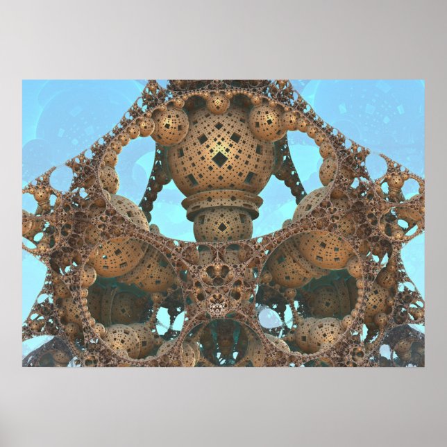 Abstraktens arkitektur poster (Framsidan)