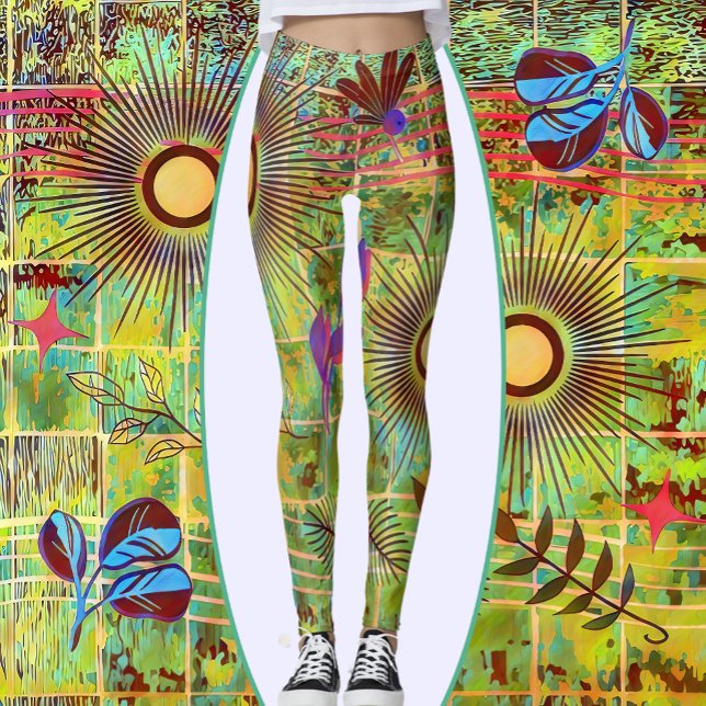 Abstraktens art leggings (Skapare uppladdad)