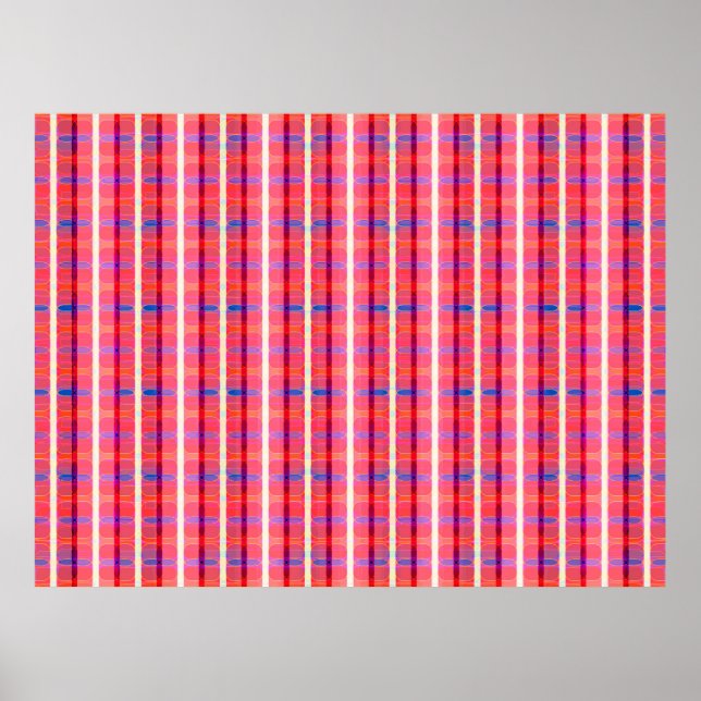 abstraktens bakgrund, färgstark skärande stripe poster (Framsidan)