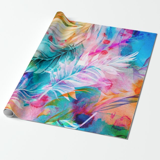 Abstraktens bakgrund för vattenfärgsfläckar och -b presentpapper (Utrullad)