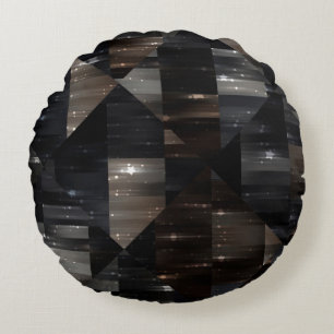 abstraktens bakgrund. grått mosaic illustration di rund kudde