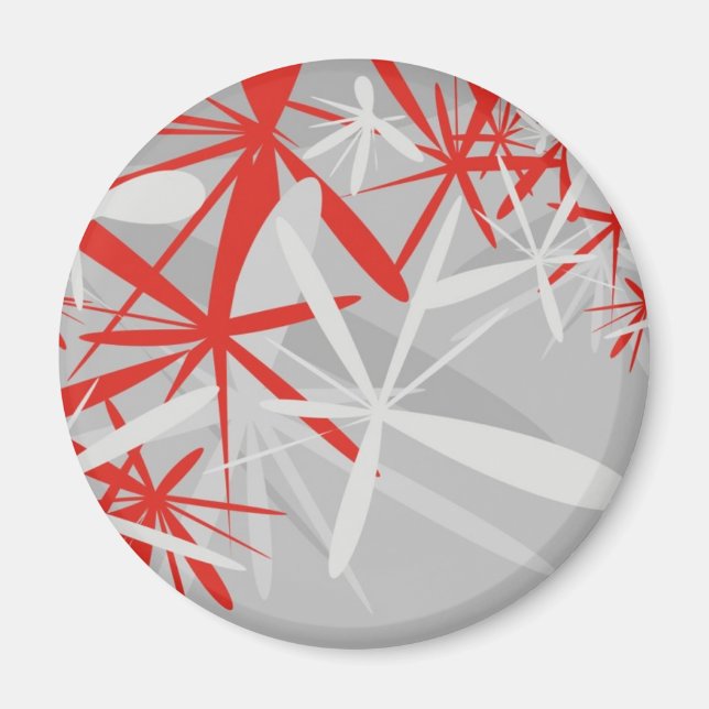 Abstraktens bakgrund magnet (Framsidan)