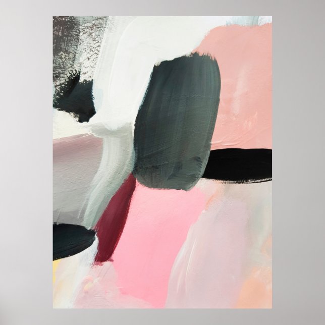 Abstraktens bakgrund målad. Abstrakt konst bakgrup Poster (Framsidan)