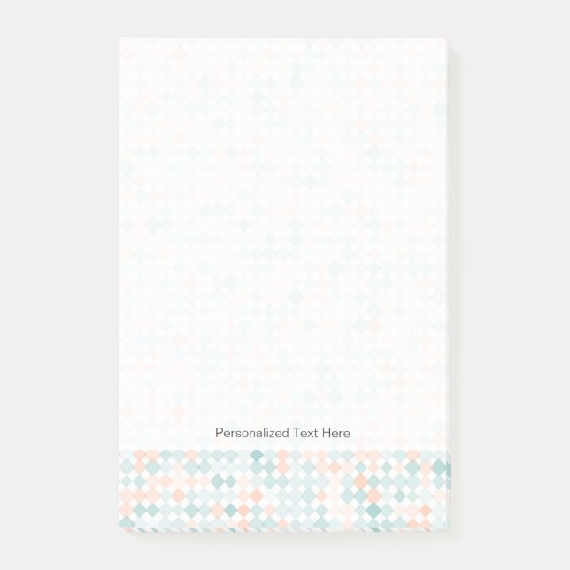 Abstraktens bakgrund med blandade små prickar post-it block (Framsida)