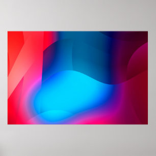 Abstraktens bakgrund med färggradient. Vibran Poster