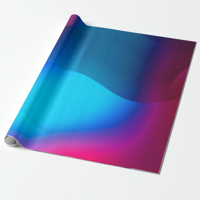 Abstraktens bakgrund med färggradient. Vibran Presentpapper (Utrullad)