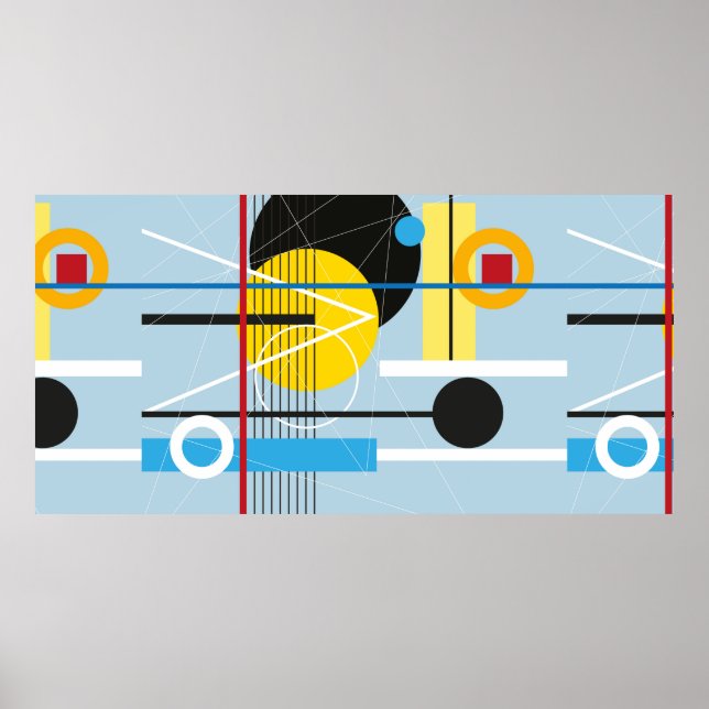 Abstraktens bakgrund med flera färgader för geomet poster (Framsidan)