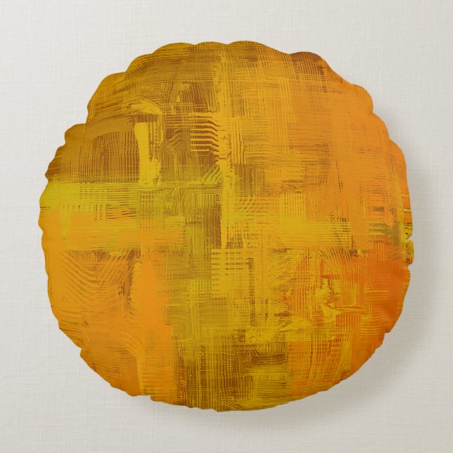 Abstraktens bakgrundsbild. 2 d illustrationsbild.  rund kudde (Framsidan)