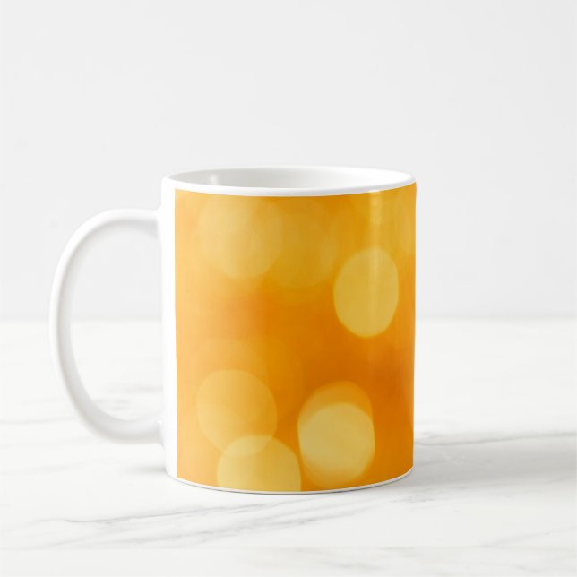 Abstraktens bakgrundssuddighet kaffemugg (Vänster)