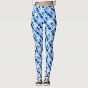 Abstraktens barn, söt tecknad blommor blommigt ret leggings