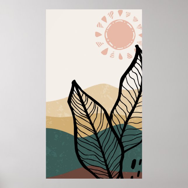 Abstraktens berggrund poster (Framsidan)