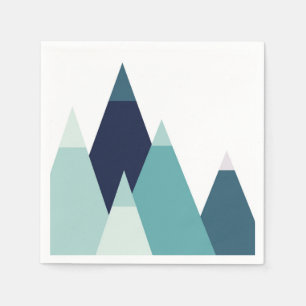 Abstraktens blå berg. Modern geometri i flottan Pappersservett