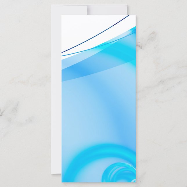 Abstraktens blå ramlayout (Framsida)
