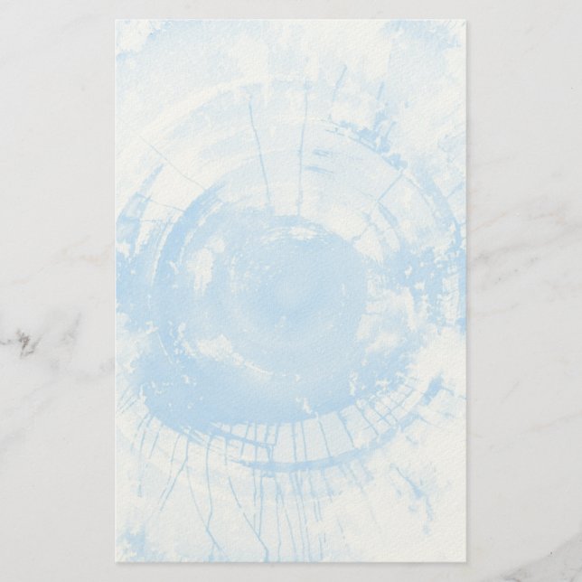 Abstraktens blå vattenfärgsbakgrund, struktur. brevpapper (Framsida)