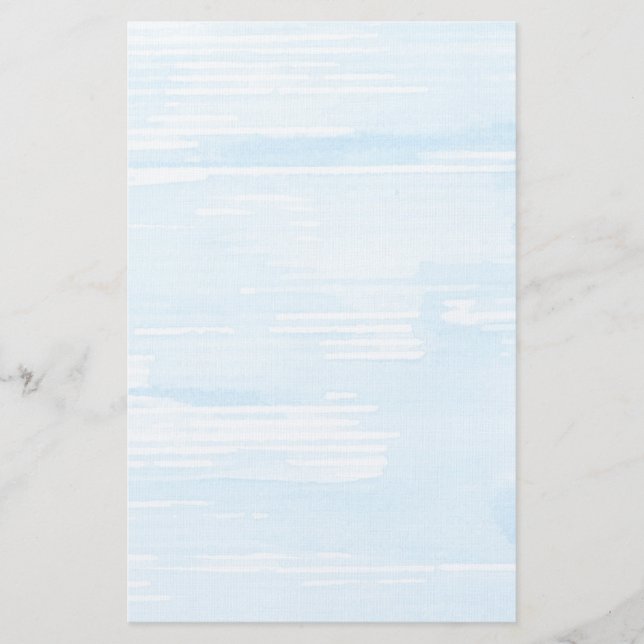 Abstraktens blå vattenfärgsbakgrund, struktur. brevpapper (Framsida)