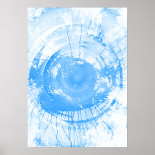 Abstraktens blå vattenfärgsbakgrund, struktur. poster