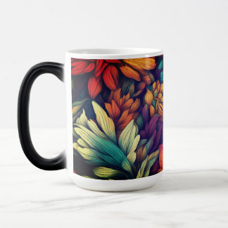 Abstraktens Blommigt #73 - Magisk Mugg