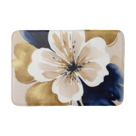 Abstraktens Blommigt Badrumsmatta