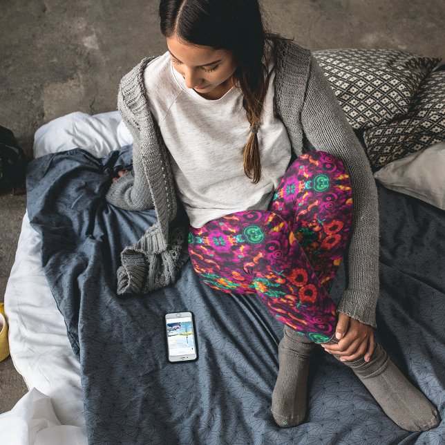 Abstraktens blommigt leggings (Skapare uppladdad)