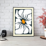 Abstraktens blomsterbildsarbetsyta canvastryck<br><div class="desc">Lägg till ett litet stycke modern skandinavisk design i ditt hem med den här fantastiska abstrakten i landskapet.</div>