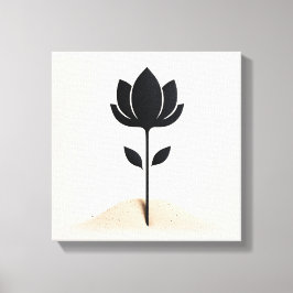 Abstraktens blomsterdesign canvastryck