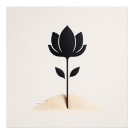 Abstraktens blomsterdesign fototryck