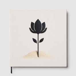 Abstraktens blomsterdesign gästböcker