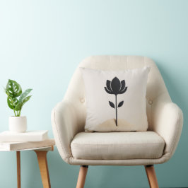 Abstraktens blomsterdesign kudde