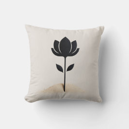 Abstraktens blomsterdesign kudde