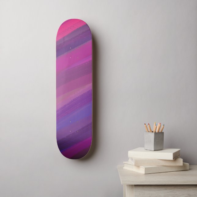 Abstraktens brytningar mini skateboard bräda 18,5 cm (Väggkonst)