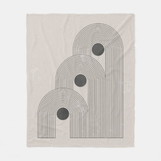 Abstraktens contemporary i mitten av århundradet p fleecefilt