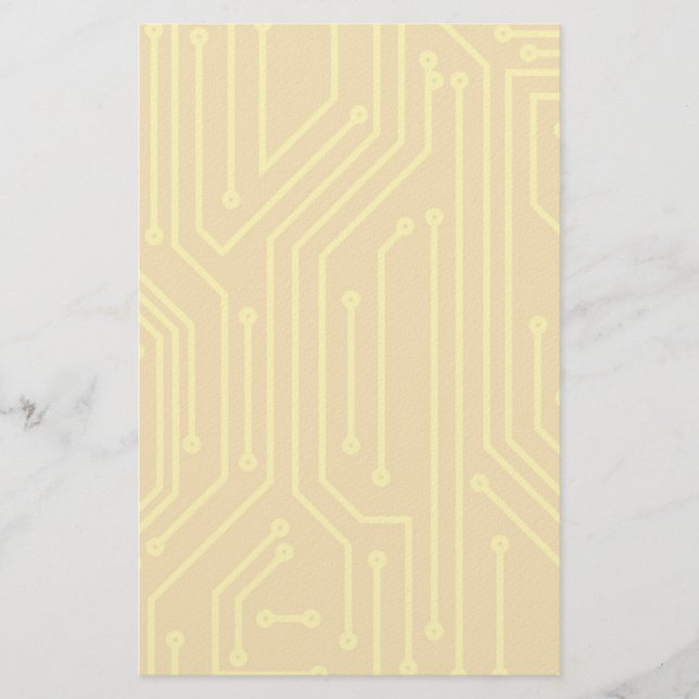 Abstraktens datorutrustning brevpapper (Framsida)