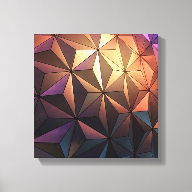 Abstraktens domänarkitektur canvastryck (Framsida)