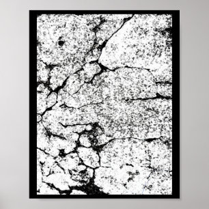 Abstraktens ekologiska foto med krackningseffekter poster