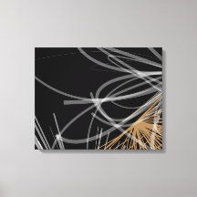 Abstraktens ekologiska menyfliksdesign | Svart och